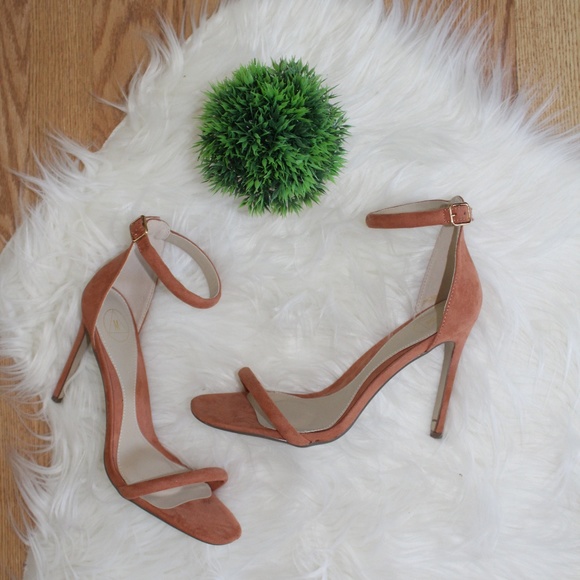 Missguided Shoes - Missguided Tan Strappy Heels 10 / 41 EUC